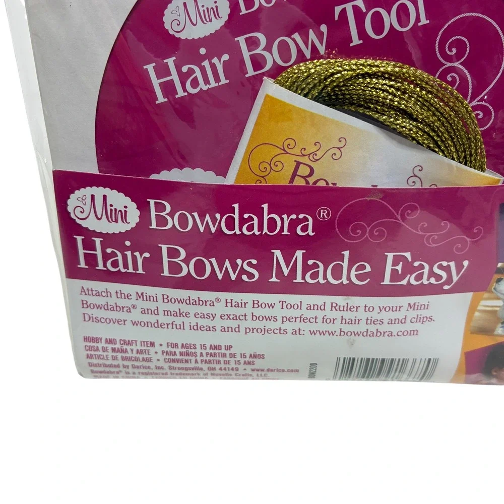 Mini Bowdabra Hair Bows Made Easy Kit with Tool Ruler Wire‎ and Instructional CD